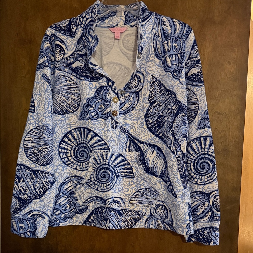 Lilly Pulitzer Skipper Popover w/buttons